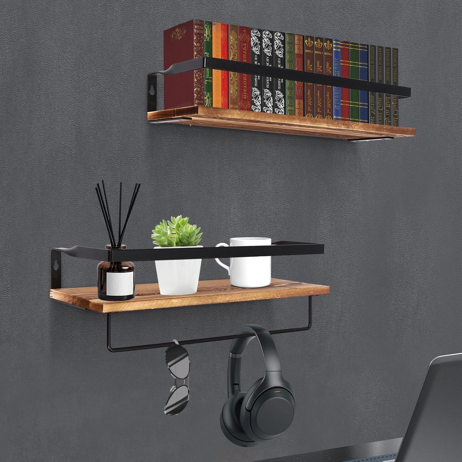 WoodAura – Stylish Wall Shelf for a Cozy Home