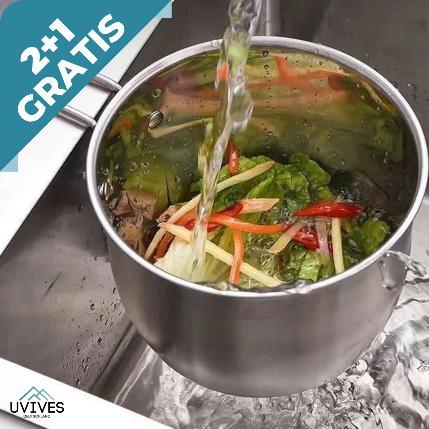 2+1 FREE | SinkGuard – Say Goodbye to Clogged Drains and Sink Clutter!