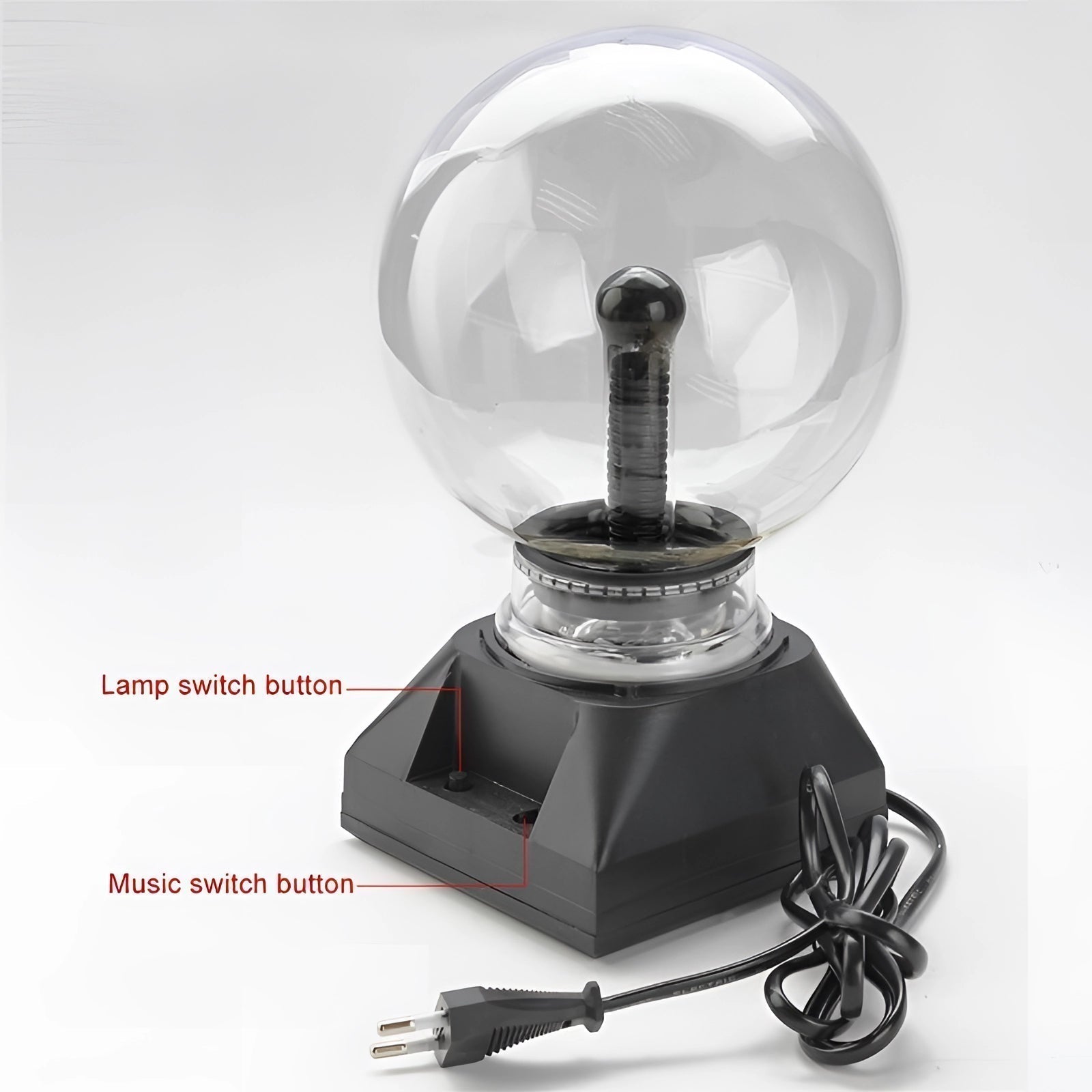 SparkSphere – Interactive Plasma Globe for Fun & Learning