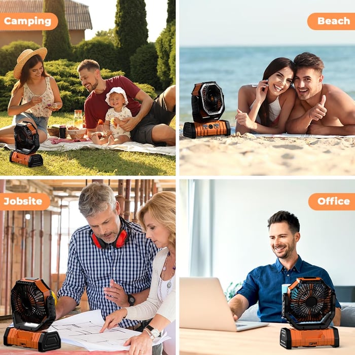 BreezeCamp – The Perfect Combo of Fan & Camping Light
