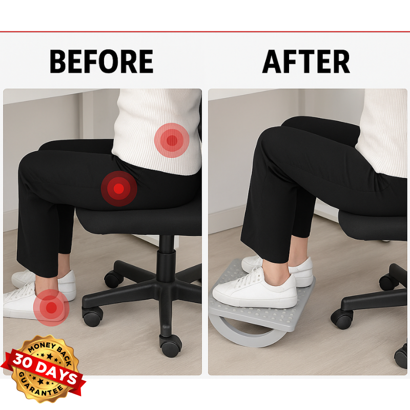 RelaxStep – Footrest with Massage Effect for Your Office