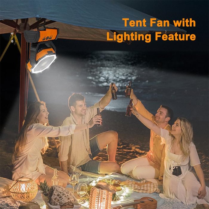 BreezeCamp – The Perfect Combo of Fan & Camping Light