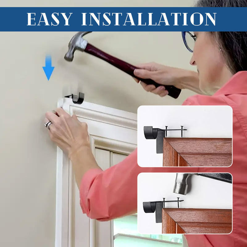 2+2 FREE | EasyCurtain – Hang Curtains Without Drilling & Damage