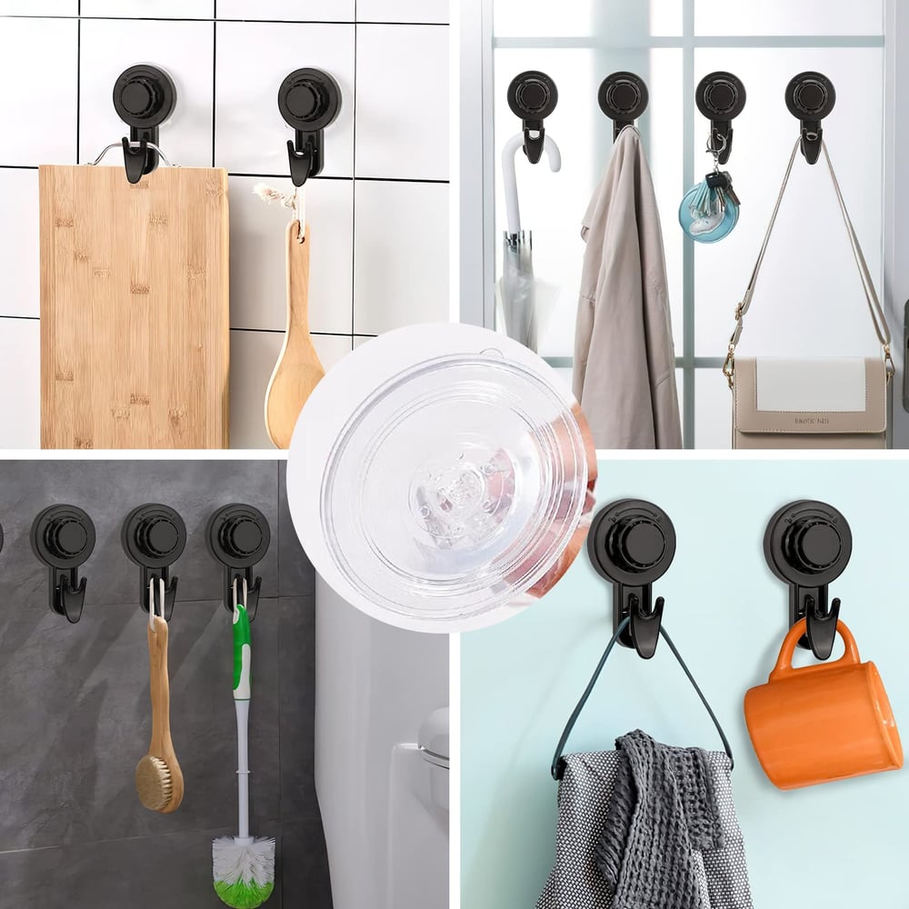 2+2 FREE | SuctionTwist – No-Drill Hooks That Hold Strong Anywhere