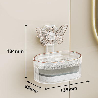 ButterFloat – Stylish Butterfly Soap Dish for Bathroom & Kitchen