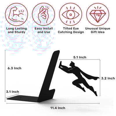 HeroHold – The Superhero Bookends