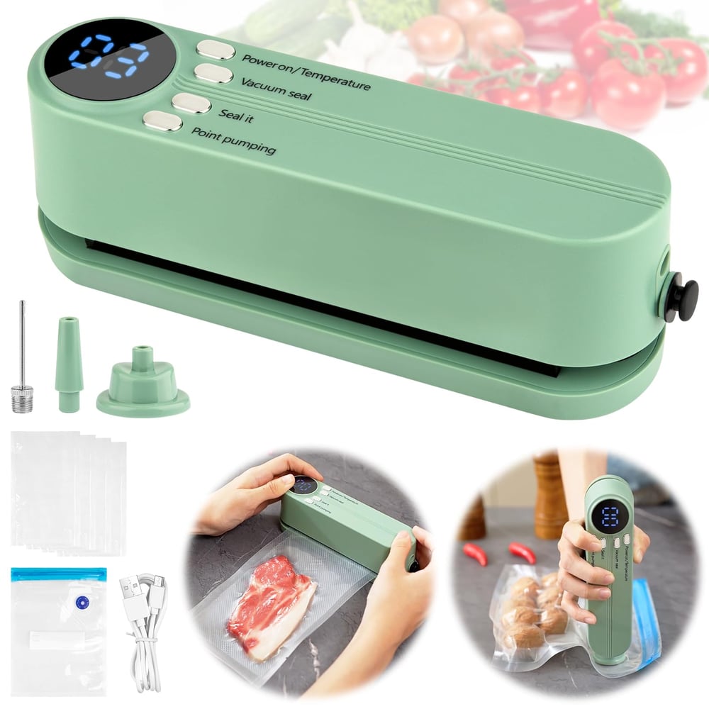 ProtectSeal – Cordless 3-in-1 vacuum sealer for home & on the go