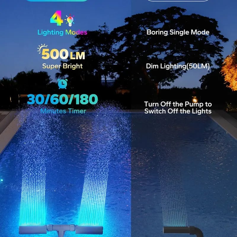 SunSpray – The luminous water arch for your summer dream