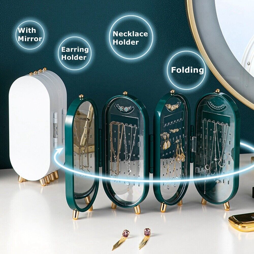 JewelEase – Elegant Jewelry Organizer for Home & Travel!