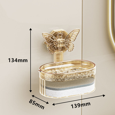 ButterFloat – Stylish Butterfly Soap Dish for Bathroom & Kitchen