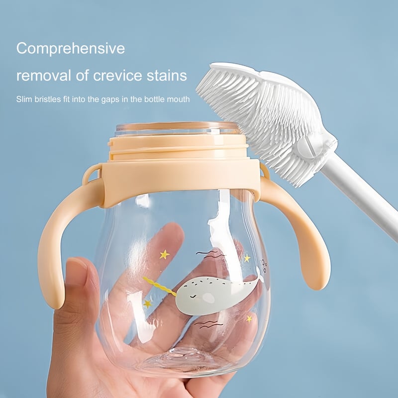 1+1 FREE | PureBrush – The Hygienic Silicone Brush for Bottles & More!