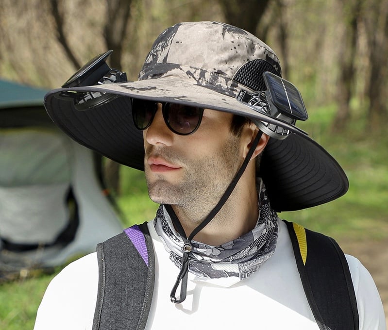 AirShade – Solar Hat with Built-in Fan
