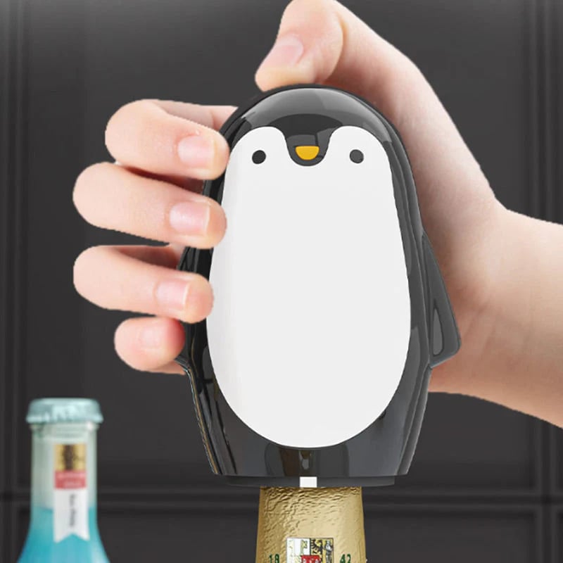 PopPengu – Open bottles in a flash with just one hand!