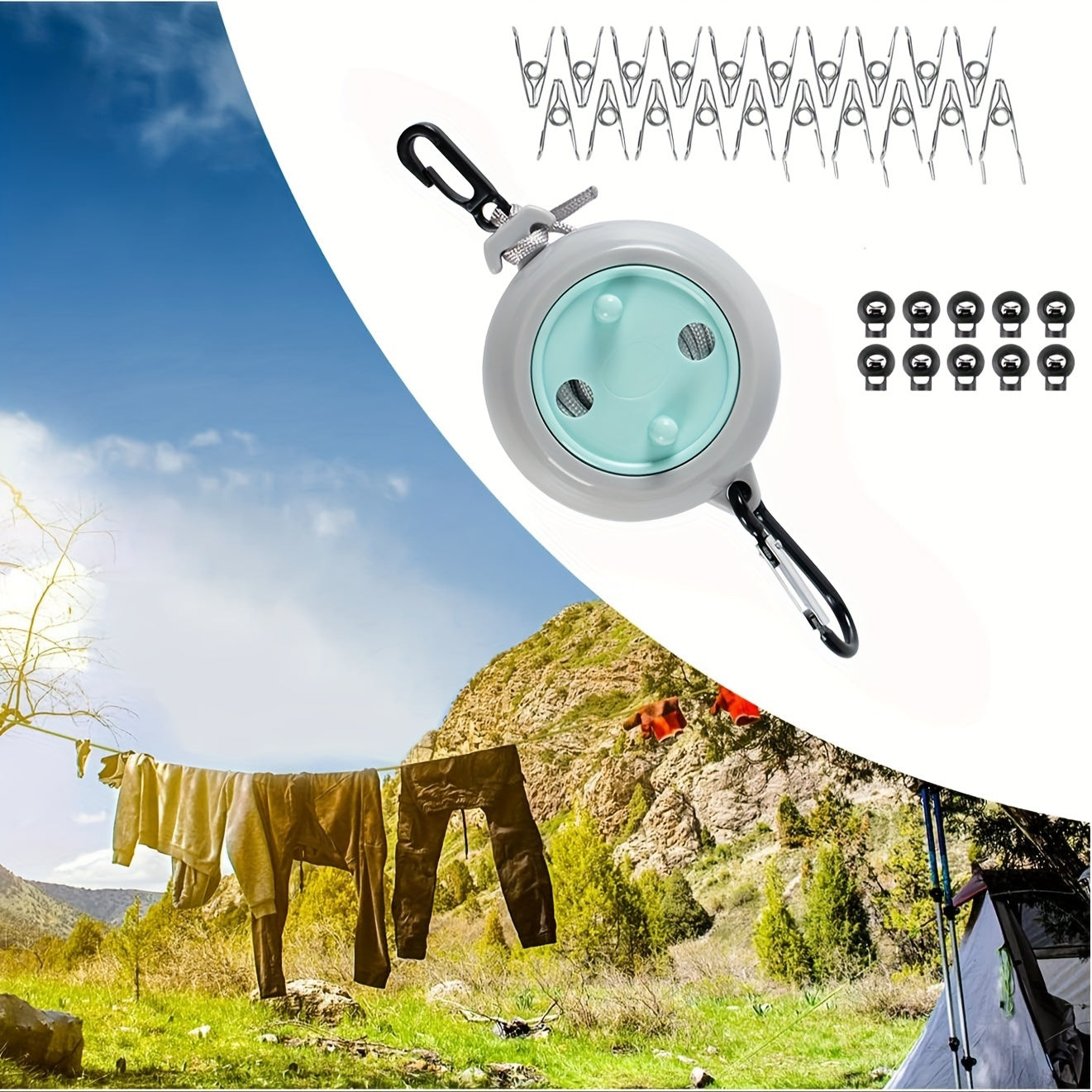 TravelDry Flex – Your Portable Clothesline