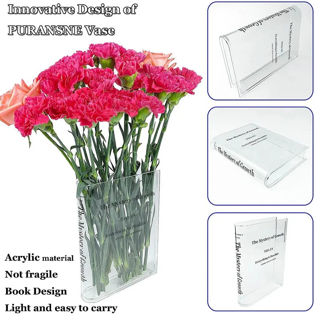 BookBloom – Your Artistic Statement Vase for Any Space!