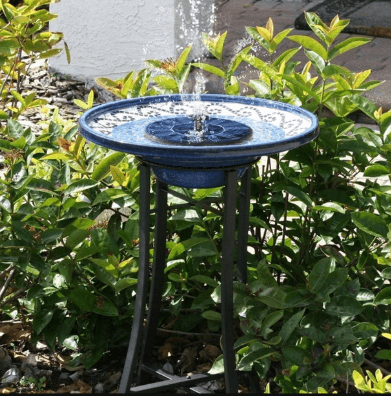 WaterGlow – Solar Fountain with LED & 4 Water Jet Patterns!
