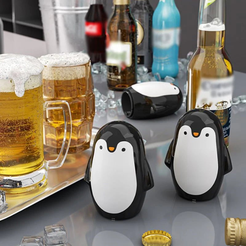 PopPengu – Open bottles in a flash with just one hand!