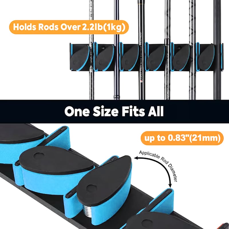 RodRack Max – Your Fishing Rods Finally Neatly Stored