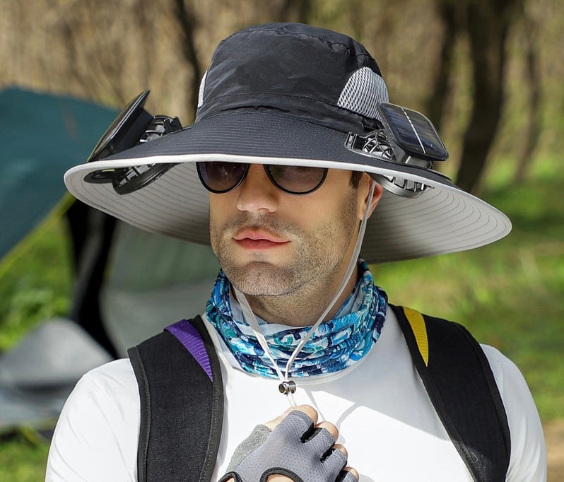 AirShade – Solar Hat with Built-in Fan