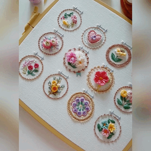 StitchBloom – Flower Embroidery for Relaxation & Beautification!