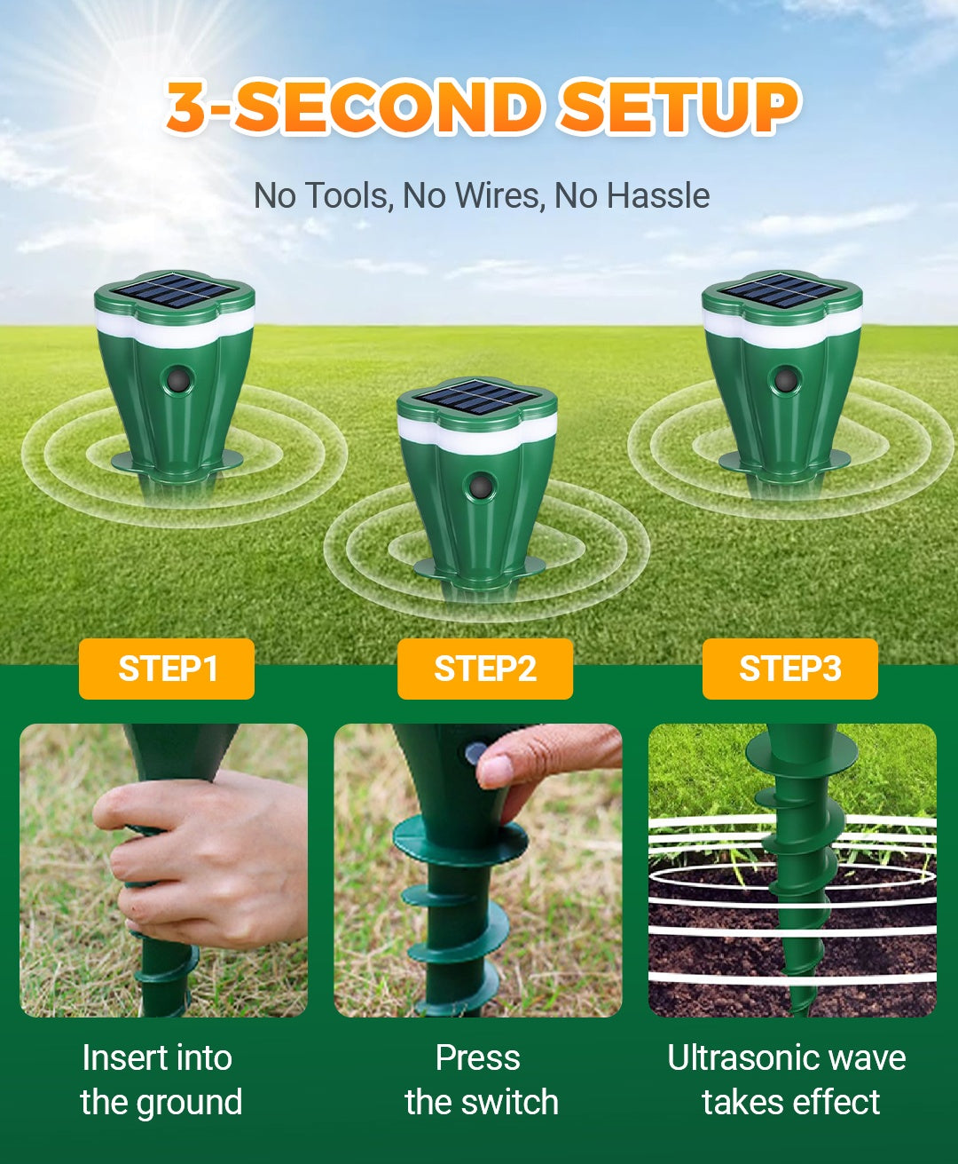 1 + 1 FREE | VibraGreen – Peace for Your Garden