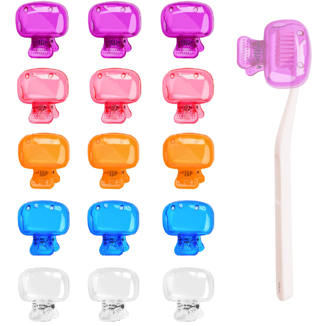 BrushBuddy – Your Toothbrush. Clean. Safe. Anywhere. (15-Pack)