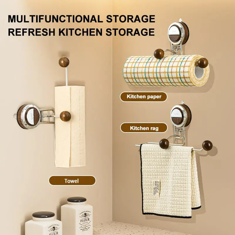 PaperRoll – No-Drill Paper Towel Holder, with Style!