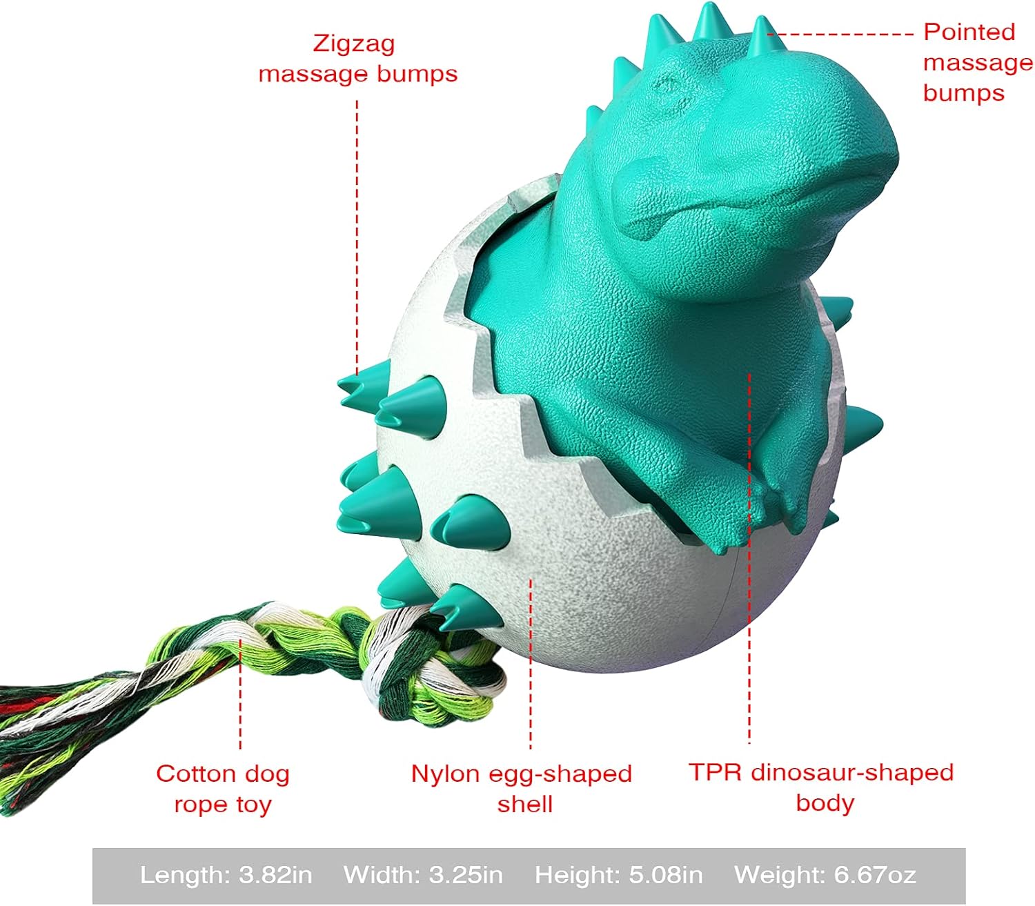 DinoEgg – The Indestructible Chew Egg for Healthy Dog Teeth