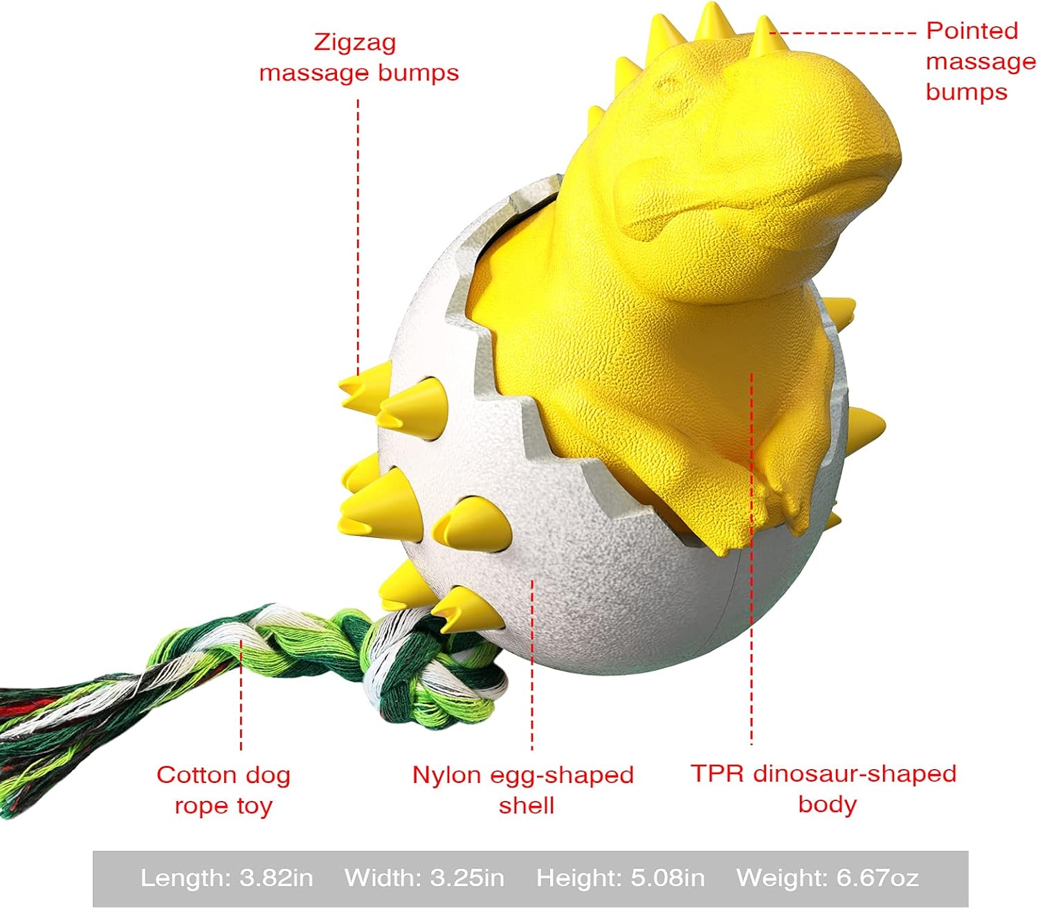 DinoEgg – The Indestructible Chew Egg for Healthy Dog Teeth