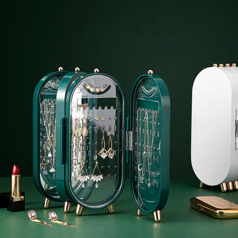 JewelEase – Elegant Jewelry Organizer for Home & Travel!