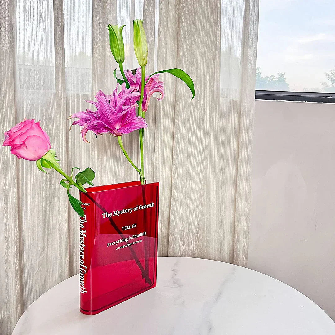 BookBloom – Your Artistic Statement Vase for Any Space!