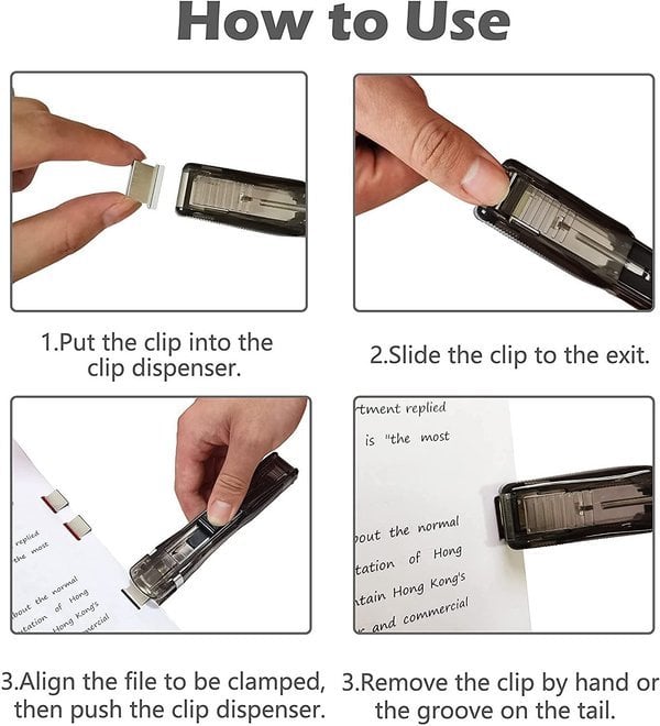 ClipPaper – Staple without holes & paper damage!