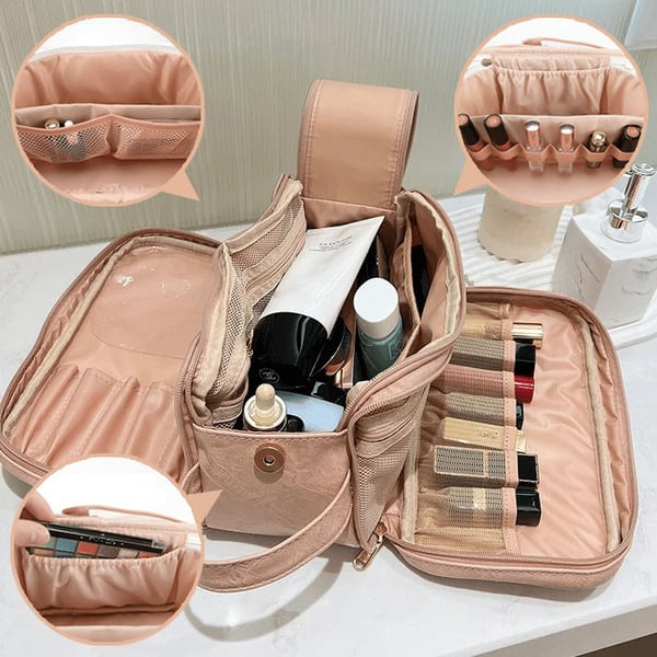 GlamGo – Large Capacity Travel Cosmetic Bag