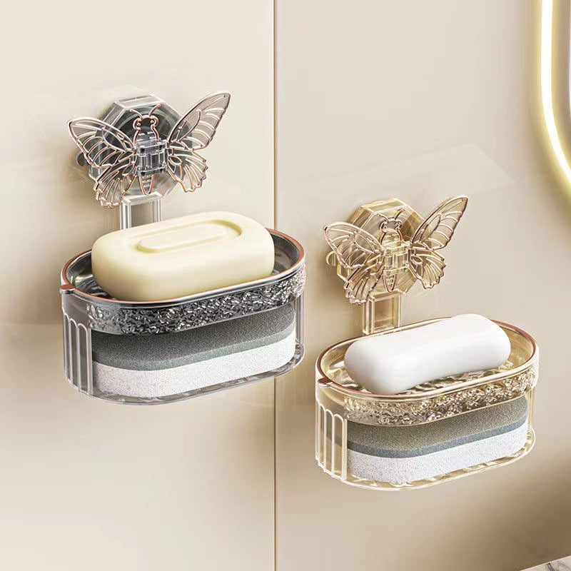 ButterFloat – Stylish Butterfly Soap Dish for Bathroom & Kitchen
