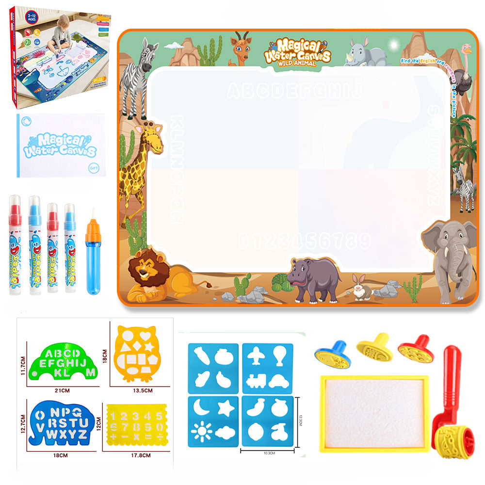 AquaDraw – Magical Water Drawing Mat for Mess-Free Fun!