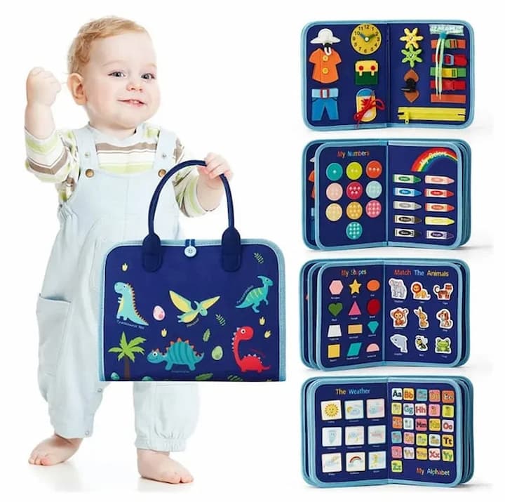 SkillFun – Montessori Busy Book for Early Learning & Fun