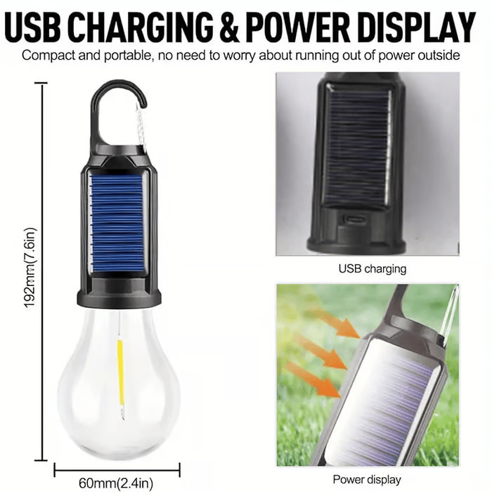 SolariLite – Portable Solar LED Lantern for Every Adventure