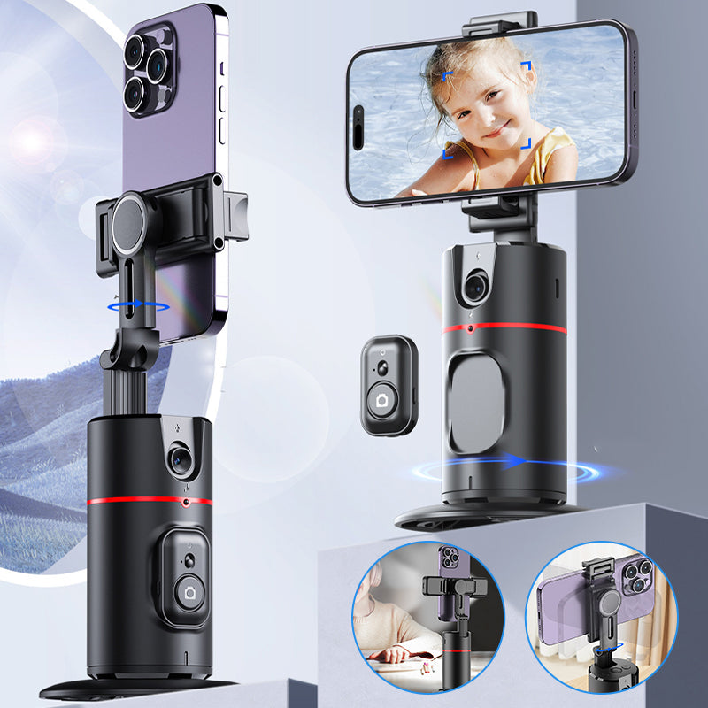 AutoTrack360 – Smart Selfie Gimbal with Face Detection