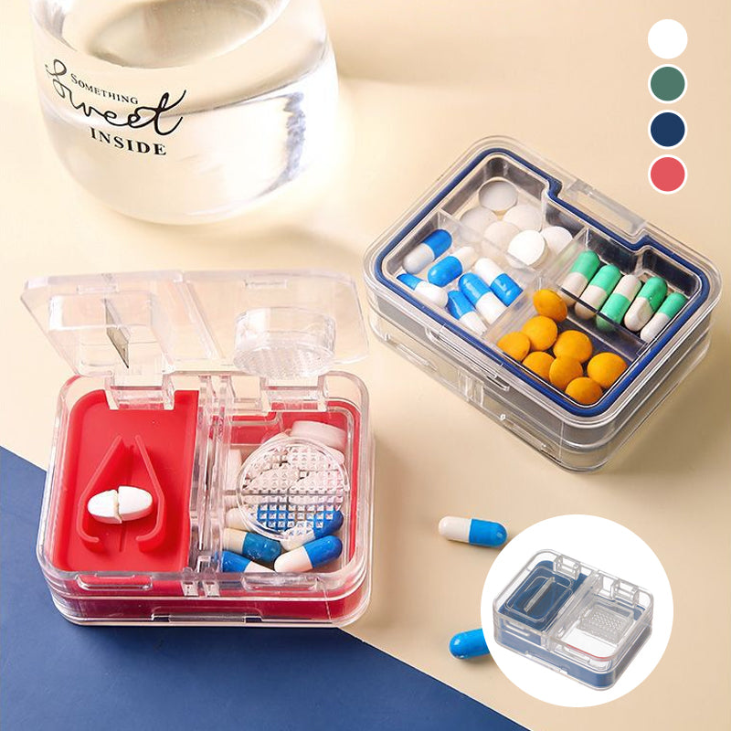 1+1 FREE | MediSnap – The clever 2-in-1 pill box with integrated cutter!
