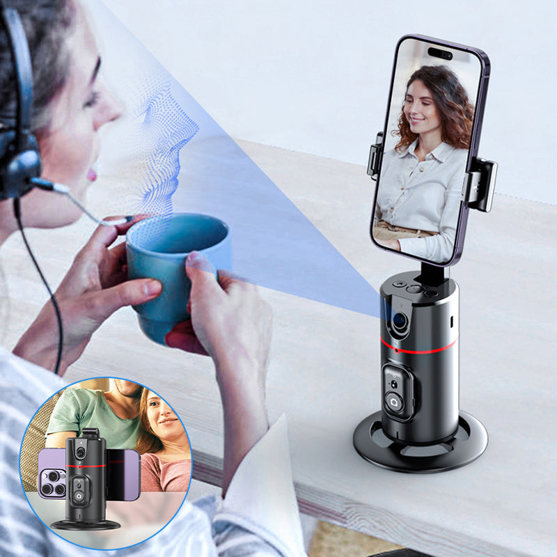 AutoTrack360 – Smart Selfie Gimbal with Face Detection