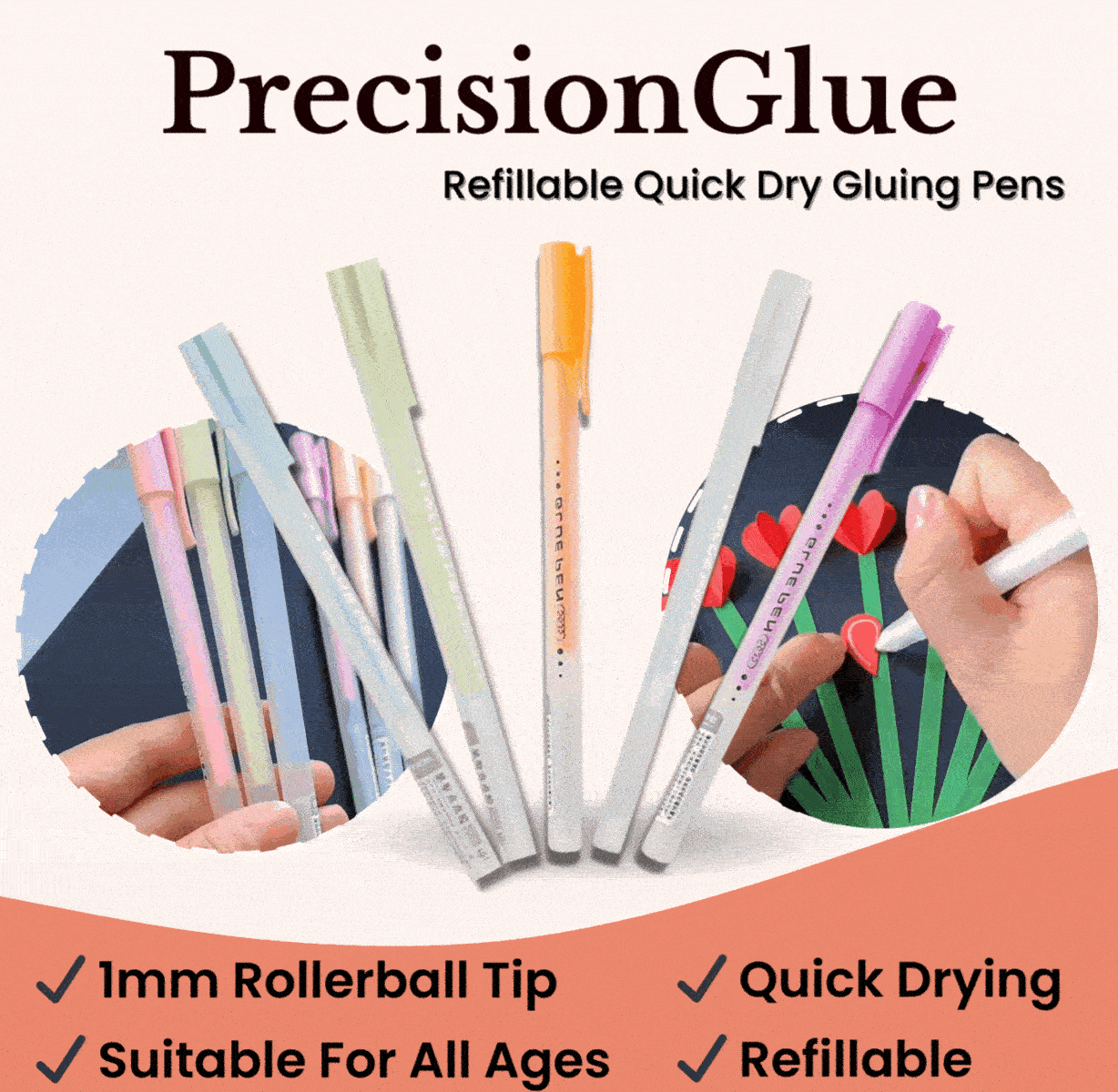 GlueMaster – Glues Exactly Where You Want It! (Set of 6)