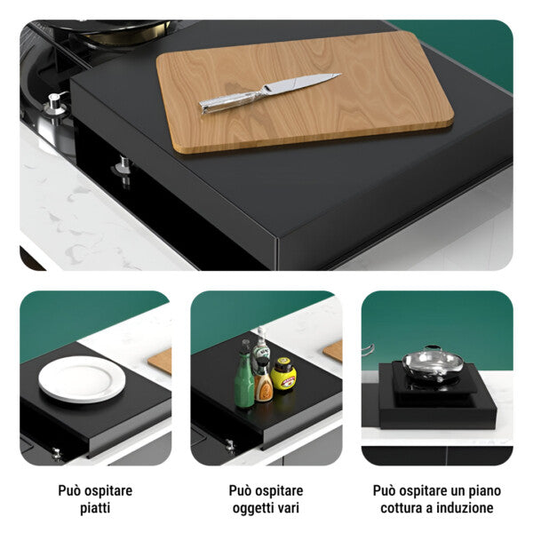 ShelfyTop – Turn Your Stove Into a Work Surface