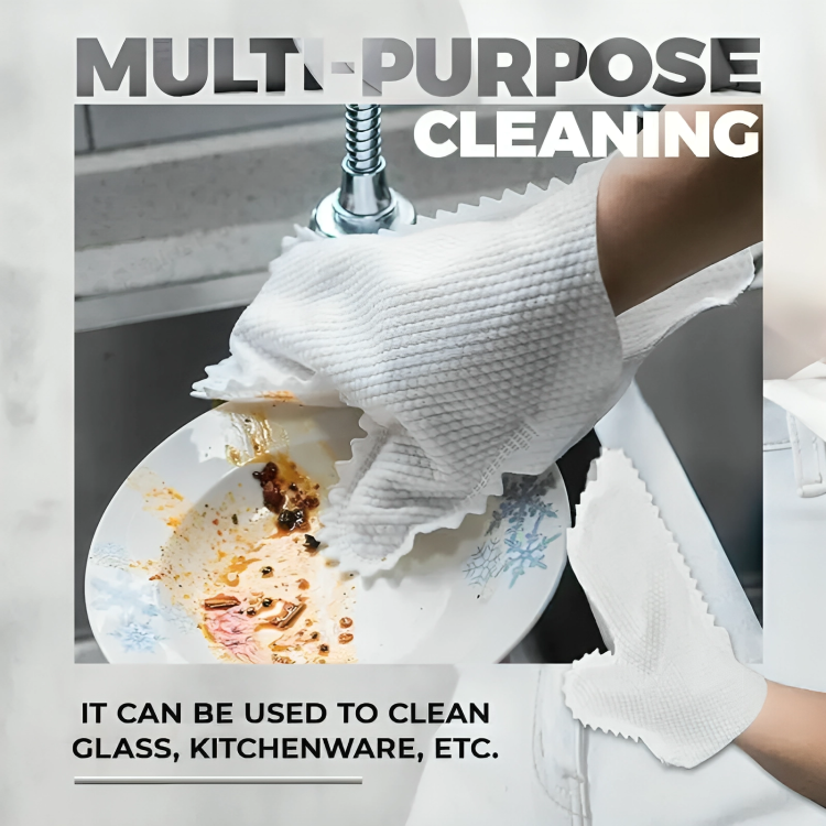 25+25 FREE | GloveEase – No More Wet Hands While Cleaning!