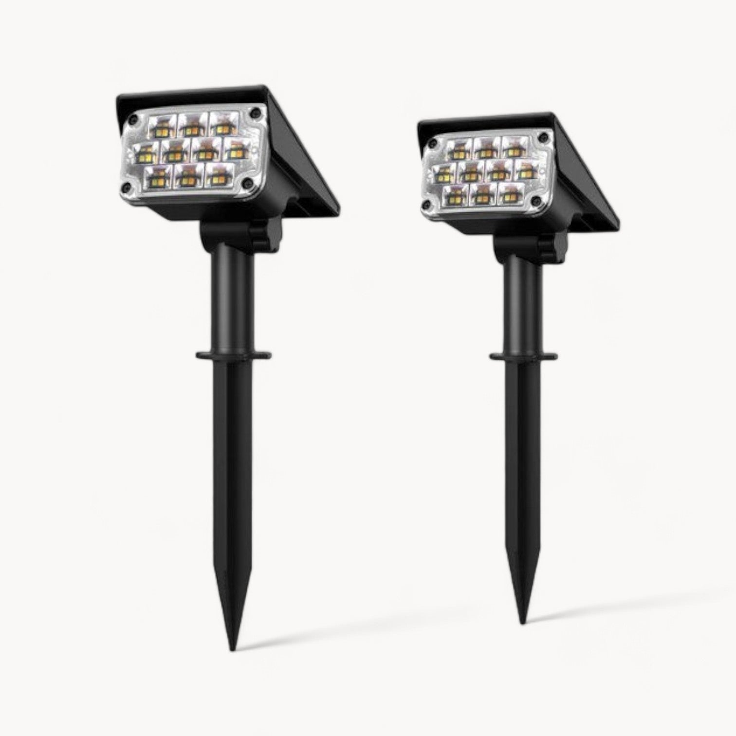 GlowSpike – Wireless Solar Garden Spotlights for Ambient Outdoor Lighting