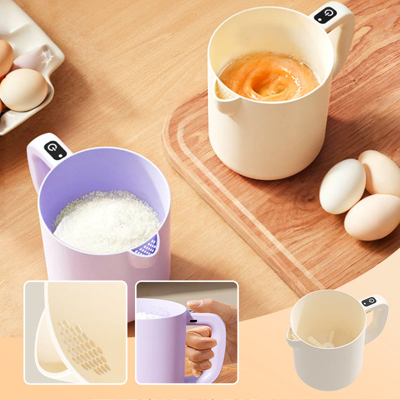 WhiskGenie – Blend & sift in seconds, Completely cordless.