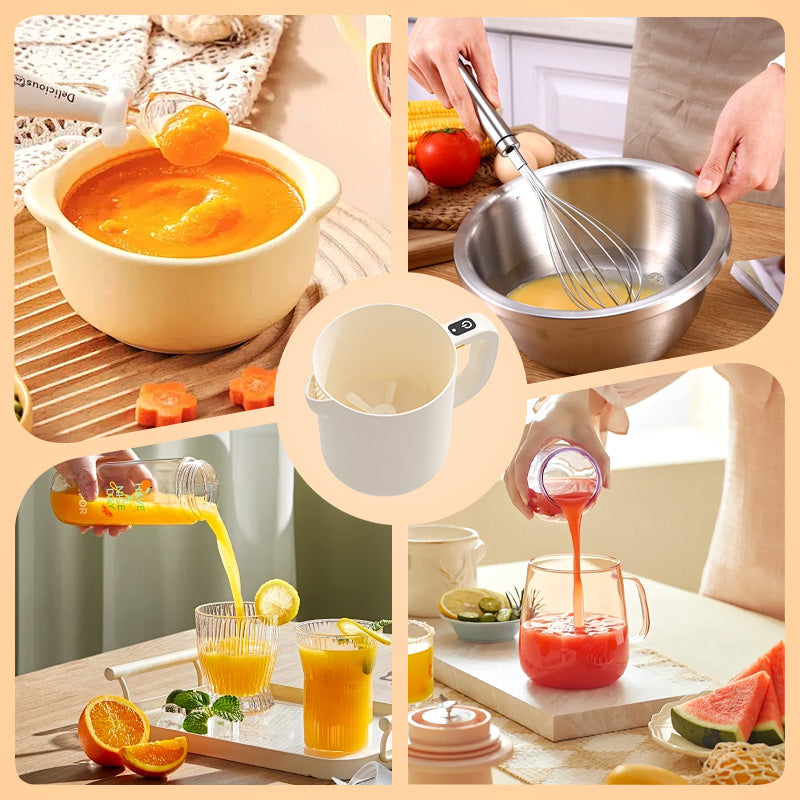 WhiskGenie – Blend & sift in seconds, Completely cordless.